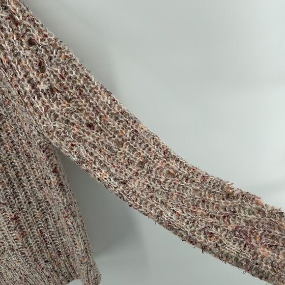 Heartloom chunky cozy knit sweater Alysha crew neck slouchy speckled small EUC - Picture 7 of 14